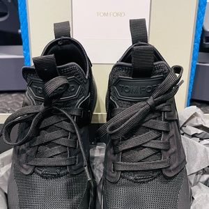 $990 Tom Ford like NEW size 7 NEOPRENE SUEDE JAGO SNEAKER